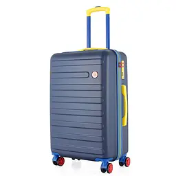 Валіза середня Semi Line T5847-2 ABS-пластик 24 дюйми 63 л Синій - мініатюра 2
