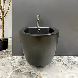 Підвісне біде VBI Vulcano black matt VBI-020413, Чорний матовий - мініатюра 6