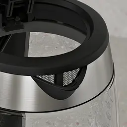 Електрочайник Electrolux 1.7 л Strix скло чорний+нержавіюча сталь - мініатюра 3