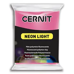 Полімерна глина Cernit Number One, 56 г., Neon Light 922 неон рожева фуксия, (CR-CE0930056922)