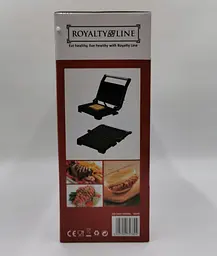 Електрична бутербродниця гриль Royalty line grill plate ST-1000.869.1 з керамічним покриттям - мініатюра 2