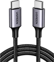 Кабель синхронізації Ugreen US261 Type-C - Type-C 3A Cable Aluminum Braid 1 м Black (50150)