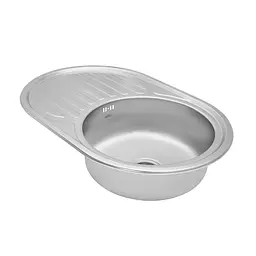 Кухонна мийка Kroner KRP Satin-7750 (0,8 мм) CV022788, Satin - мініатюра 3