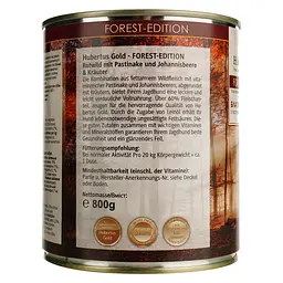Вологий корм для собак Hubertus Gold Forest Edition Благородний олень 800 г (4050001115445) - мініатюра 3