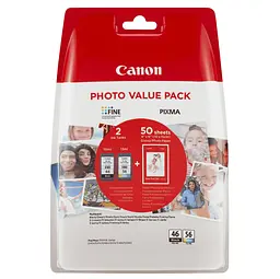 Комплект картриджів Canon PG-46 + CL-56, 15 мл + 12.6 мл (9059B003)