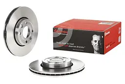 Диск гальмівний вентильований Renault Clio IV-V, Kangoo II, Zoe 08-25р Brembo (09.9078.20)