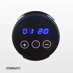 Масажний пістолет EasyFit Percussio (портативний перкусійний вібромасажер для тіла з 6 насадками) (EF-2073) - мініатюра 4