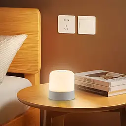 Led нічник лампа / Настільна USB лампа-нічник 360°/ Сенсорна / Акумуляторна / Декоративна / White - мініатюра 9