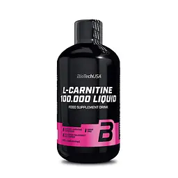 Жироспалювач BioTech L-Carnitine 100.000 Liquid, 500 мл - Яблуко