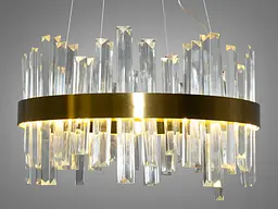 Люстра стельова LED Diasha 836/400BR, 90W, бронза, сучасний стиль для спальні та вітальні - мініатюра 2