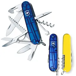 Ніж Victorinox Huntsman Ukraine 91 мм Синьо-прозорий/Жовтий (1.3713.T2.8)