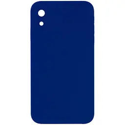 Чохол Silk Square Full Camera Protective (AA) NO LOGO для Apple iPhone XR (6.1") Синій / Deep navy