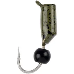 Мормишка вольфрамова Viking Fishing Rigabik+bead 0.62g 2.5mm Olive+B (5шт)