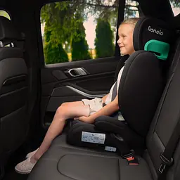 Автокресло Lionelo Hugo I-Size Sporty Black Red isofix 100-150 см (LO-HUGO I-SIZE SPORTY BLACK) - мініатюра 4