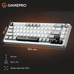 Клавіатура GamePro Genesis Silverlight MK116 (MK116) - мініатюра 11