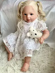 Силіконова колекційна лялька реборн reborn дівчина ніколь Reborn Dolls det0018826