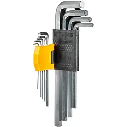 Комплект ключів Ingco шестигранних 1.5-10 мм 9 шт (HHK11091) - мініатюра 2