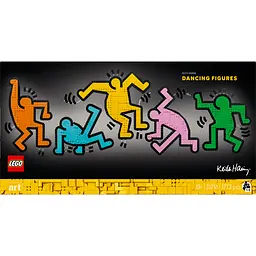 Конструктор LEGO Art Кіт Гарінґ - Танцюючі чоловічки 1773 деталей (31216)