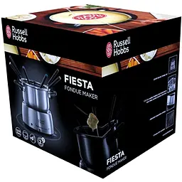 Фондю Russell Hobbs Fiesta електричне 2 л 1200 Вт сіре (22560-56) - мініатюра 2