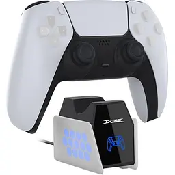 Зарядна станція Dobe Charging Dock TP5-35132 для PS5 DualSense White [156493] - мініатюра 2