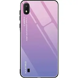 Чохол бампер Primolux Gradient Glass для Samsung Galaxy A10 2019 (SMA105) Pink - мініатюра 2