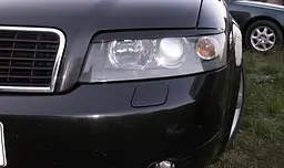 Вії фар Fly для Audi A4 (В6) 2001-2005 Чорні 2 шт