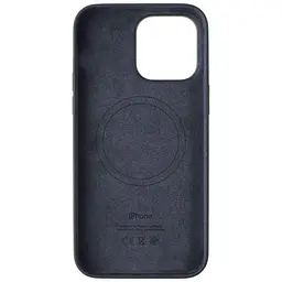 Оригінальний силіконовий чохол для iPhone 14 Pro Max (6.7") Apple Silicone Case MagSafe Midnight MPTP3ZE/A - мініатюра 8
