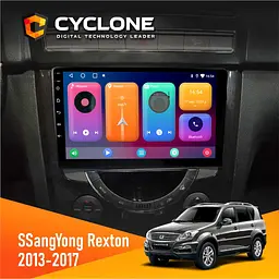 Штатна магнітола SsangYong Rexton 2013-2017 Cyclone C9-001 2x32 CPL Cyclone (НФ-00003286)