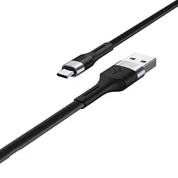 Кабель Hoco X34 Pisces Cable USB to Type-C 2,4A 1m Black