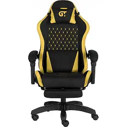 Геймерське крісло GT Racer X-2339 Fabric Black/Yellow