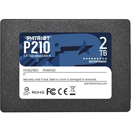 SSD накопичувач Patriot P210 2TB (P210S2TB25) [153334]