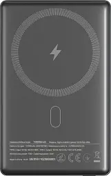 Power Bank Sigma X-power SI10A7QL-MAG 10000mAh 20W/15W Wireless gray UA - мініатюра 2