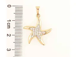 Кулон XUPING Позолота 18K «Морская звезда с цирконием» для цепочки для 5мм (262170) - миниатюра 2