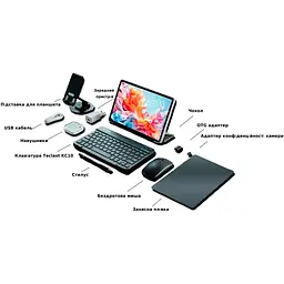 Планшет Teclast P30T KIT 10.1" 4ГБ, 128ГБ, 6000мАгод, Android, сірий - мініатюра 2
