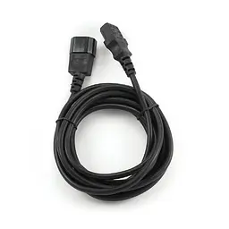 Кабель силовий Cablexpert PC-189-VDE-5M (С13-С14), VDE, чорний, 5м - мініатюра 2