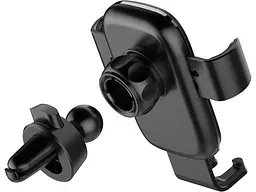 Автомобільний тримач для смартфона ColorWay Metallic Gravity Holder 3 Black (CW-CHG14-BK) - мініатюра 6