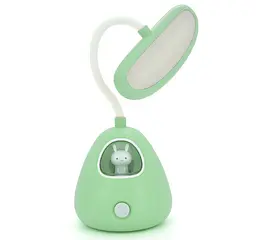 Гибкая настольная лампа Voltronic Rabbit Green с органайзером, 3 режима, 4,2V 300mAh