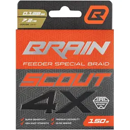 Шнур Brain Scout 4X 150m (camo) 0.128mm 7.2kg - мініатюра 2