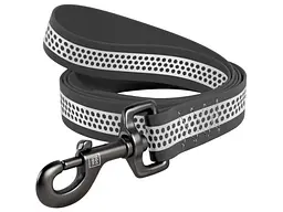 Повідець для собак WAUDOG Waterproof світловідбивний M Ш 20 мм Д 122 см сірий (260411)