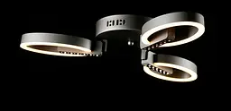 Стельова світлодіодна люстра Splendid Ray L77046/3 ​​LED (grey), сірий, 30 Вт, від 6-15 м² - мініатюра 3