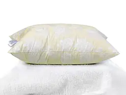 Подушка пухова MirSon Extra 40х40 см шампань (2200003278460) - мініатюра 2
