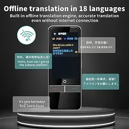 Голосовий перекладач AI Translator F6 Wi-Fi (139 мов) - мініатюра 4