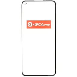 Скло дисплея OnePlus 10 Pro /Oppo Find X5 Pro чорне, з OCA-плівкою, оригінал G+OCA PRo