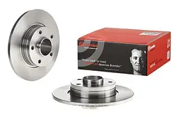 Диск гальмівний задній невентильований Renault Trafic II 01-25р Brembo (08.9597.17)