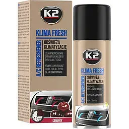 Очисник кондиціонеру K2 Klima Fresh Cherry антибактеріальний 150мл K222CH - мініатюра 2