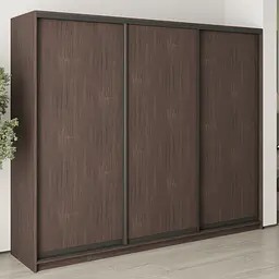 Шафа-купе тридверна MebelStar Уні BG 3ДСП 250x60x210 см Дуб рістрето (MBS-7949)