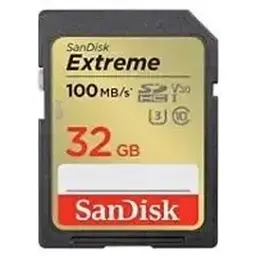 Карта пам'яті SanDisk 32GB SD class 10 UHS-I Extreme (SDSDXVT-032G-GNCIN)