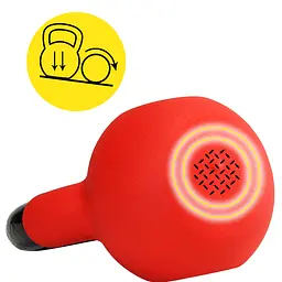 Гиря металева Cornix 8 кг з вініловим покриттям XR-0436 Red/Black - мініатюра 6