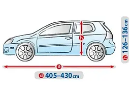 Тент автомобільний для Хечбека / Універсалу Kegel-Blazusiak L1 405-430 х 148-136 см Basic Garage (5-3956-241-3021) - мініатюра 7