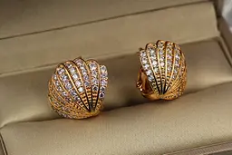 Сережки Xuping Jewelry Аріель 1.7 см золотисті - мініатюра 2